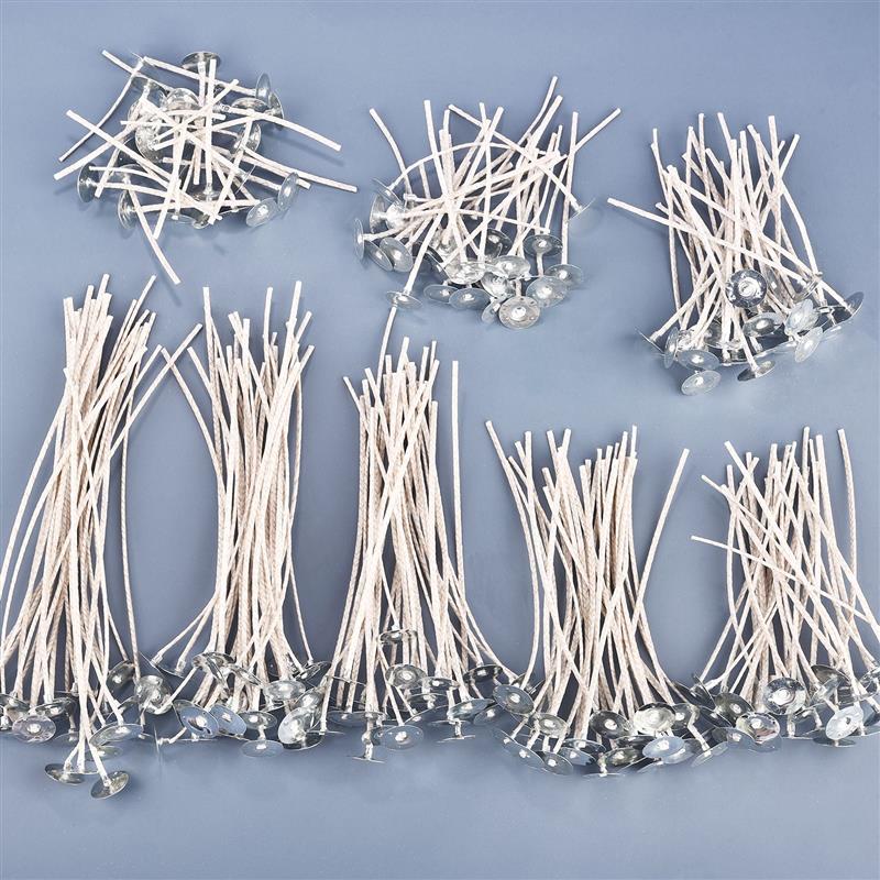 Candle Supplies Tins - 30 pçs vela wicks baixo fumo