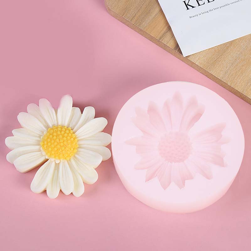 Candle Supplies Tins - Diy vela molde de silicone margarida