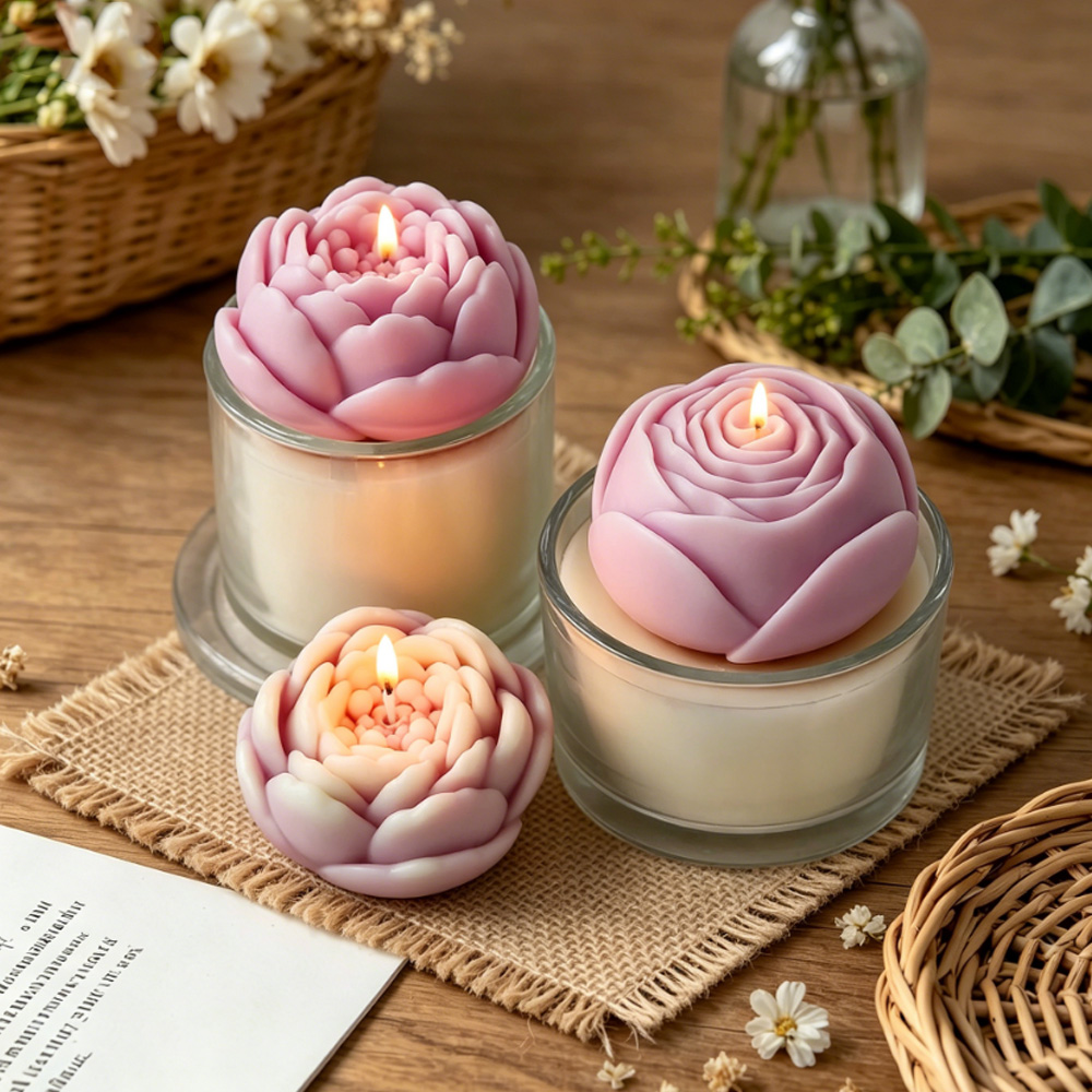 Molde de Silicone 3D para Flor - Candle Supplies Shop avaliação e preço