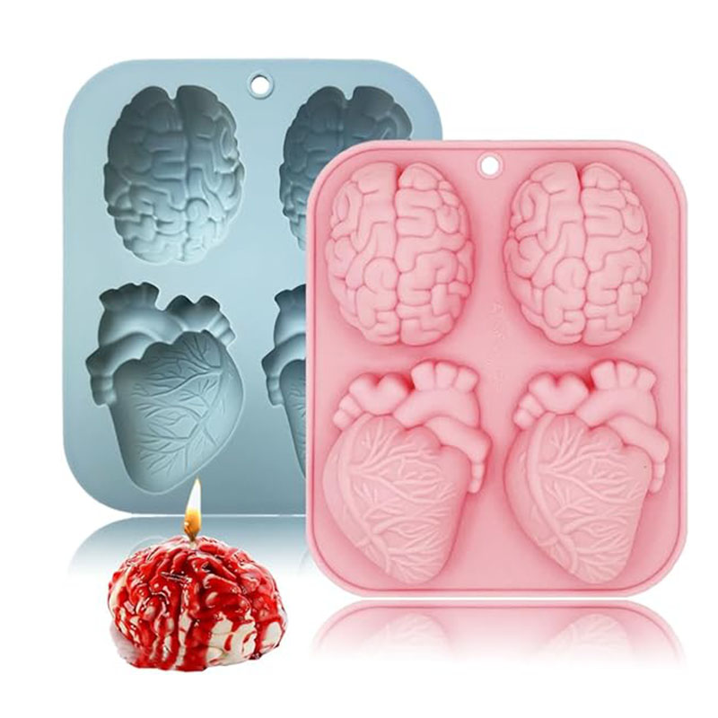 Moldes de silicone para cérebr - Candle Supplies Shop avaliação e preço