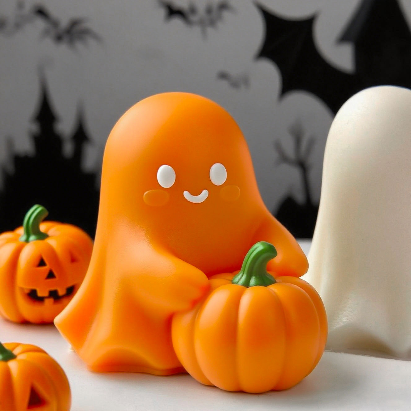 Halloween fantasma abóbora mol - Candle Supplies Shop avaliação e preço