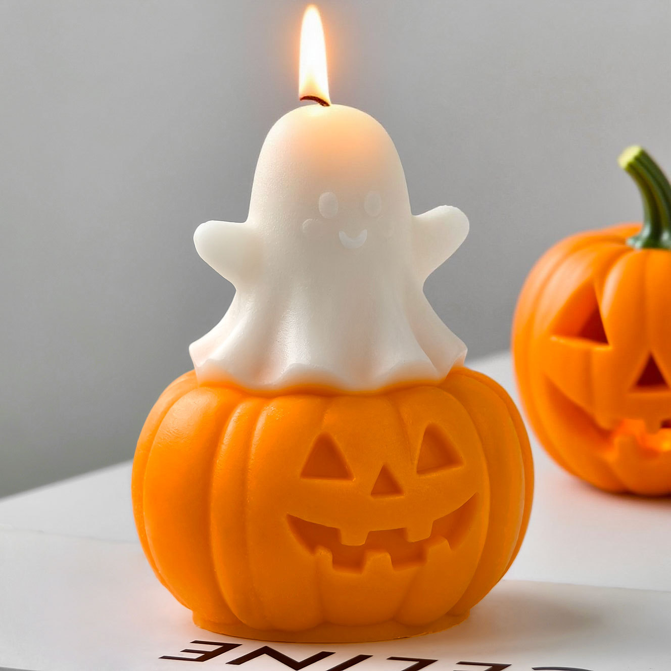 Halloween fantasma abóbora mol - Candle Supplies Shop avaliação e preço