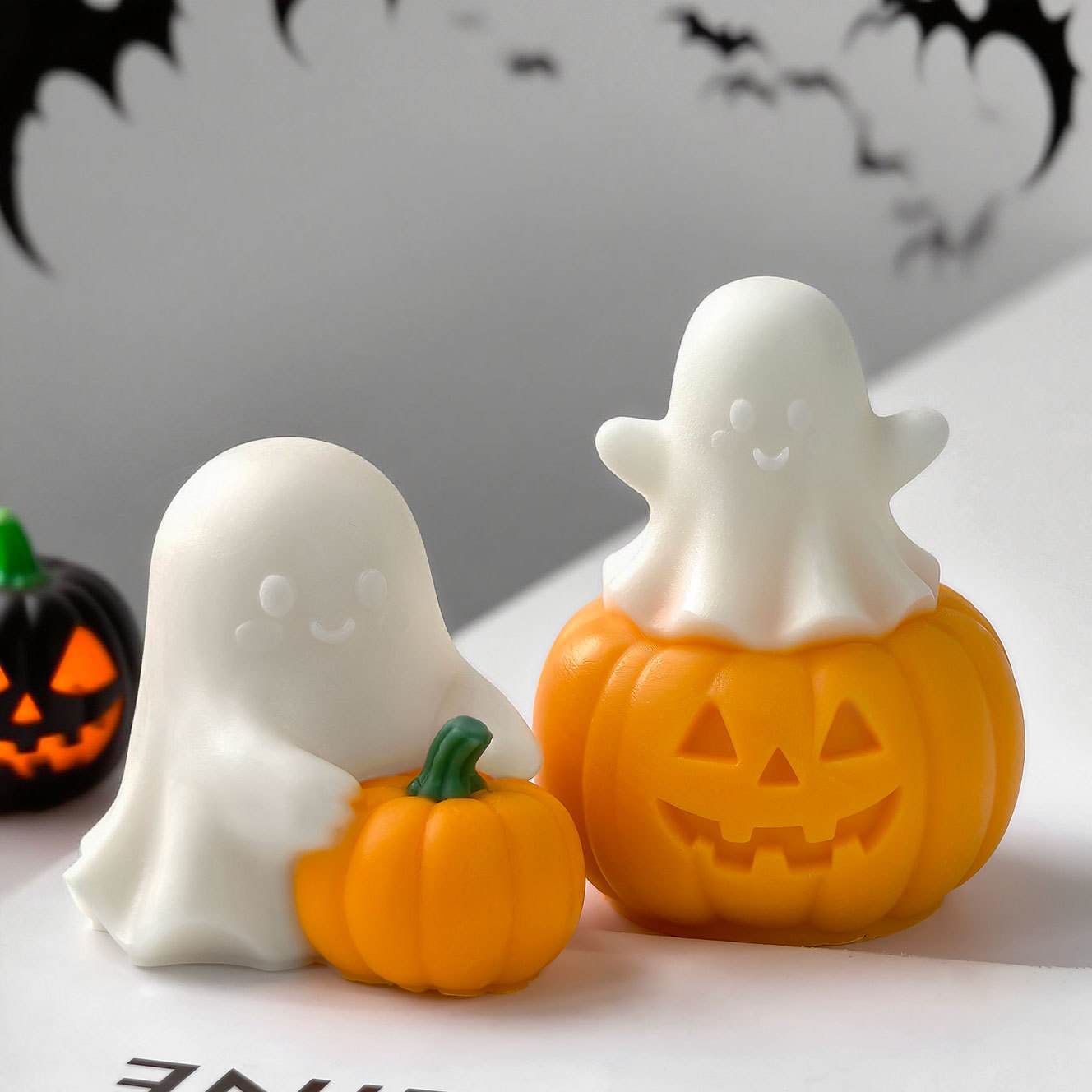 Halloween fantasma abóbora mol - Candle Supplies Shop avaliação e preço