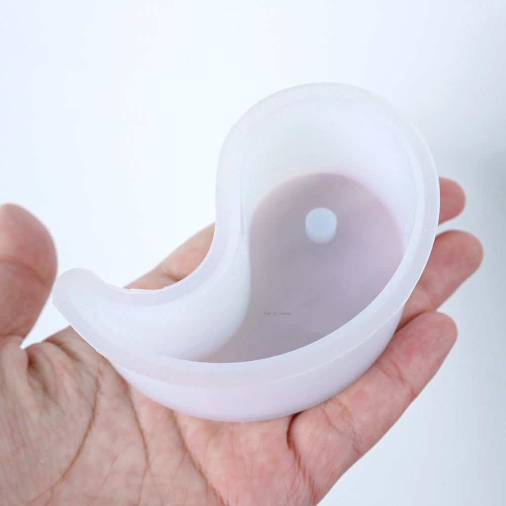 Yin yang molde de vela de sili - Candle Supplies Store avaliação e preço